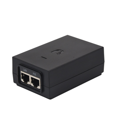 UBIQUITI - Adaptador PoE Ubiquiti de 24 VDC, 1.25 A con puerto Gigabit
