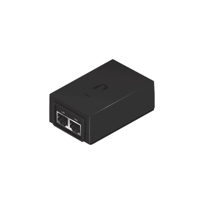UBIQUITI - Adaptador PoE Ubiquiti de 48 VDC, 0.5 A, Fast Ethernet (10/100 Mbps)