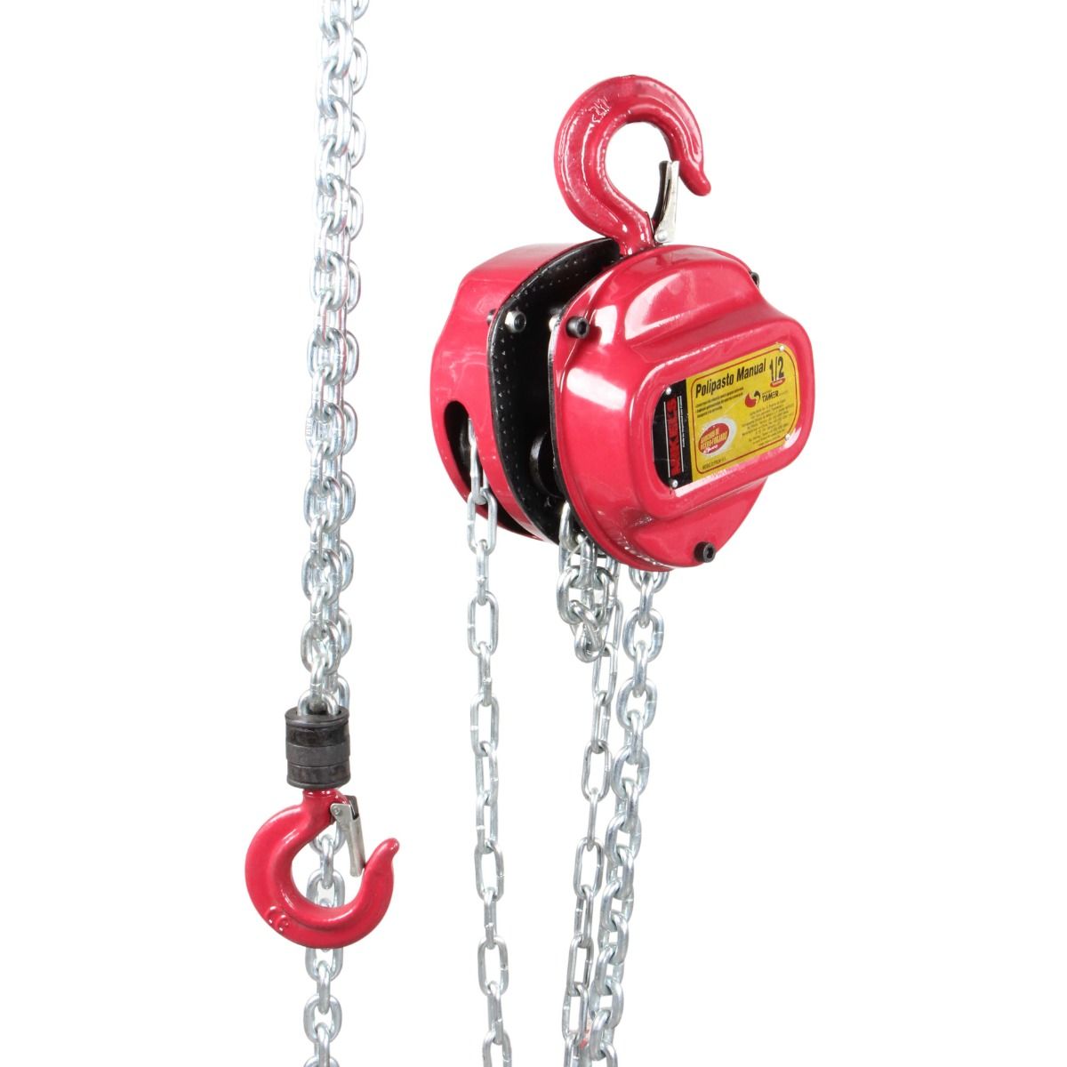 Polipasto manual (500 kgs, cadena 3 mts)