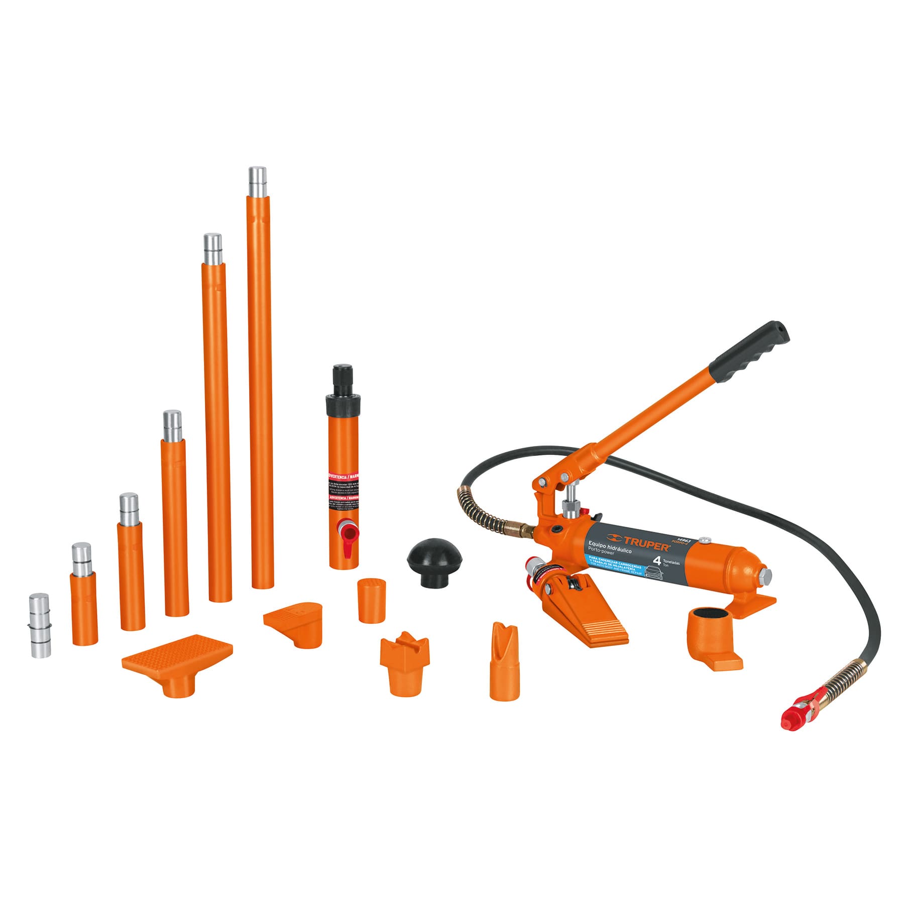 Porto power hidraulico de 4 ton, Truper
