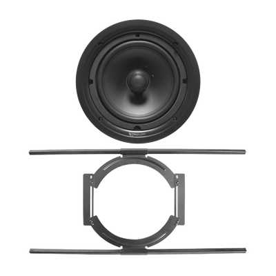TRUAUDIO - KIT de Bocina de Techo TruAudio de 6in PP6 con Soporte de Acero Rígido para Techos Suspendidos