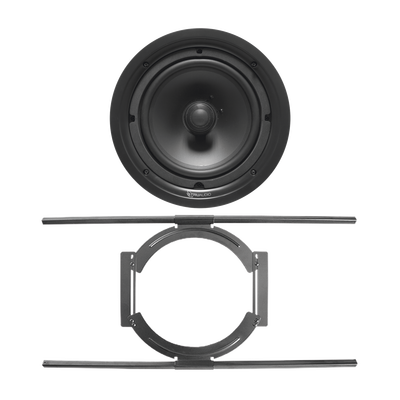 TRUAUDIO - KIT de Bocina de Techo TruAudio de 8in PP8 con Soporte de Acero Rígido para Techos Suspendidos