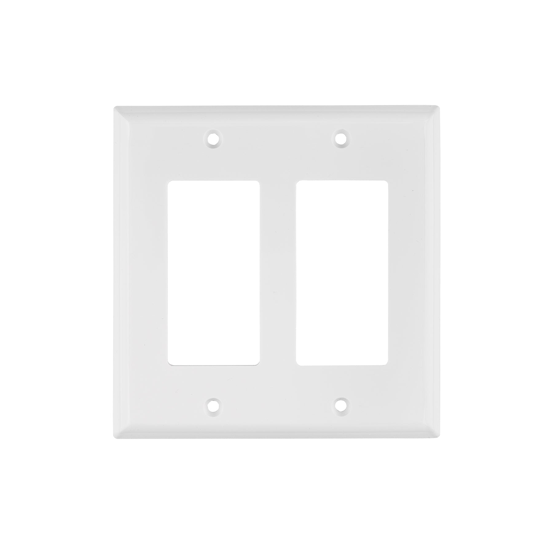 Placa 2 ventanas, de policarbonato, linea Classic, Volteck