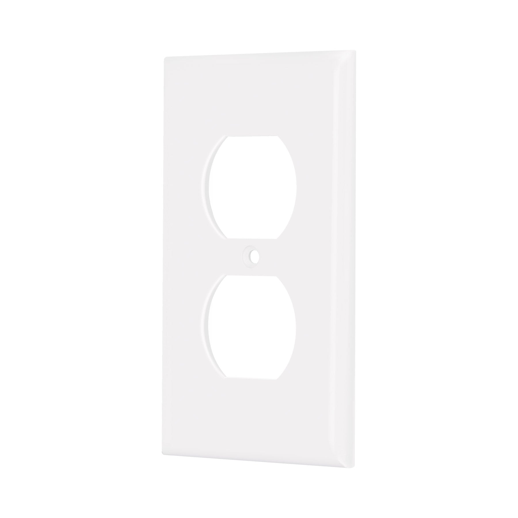 Placa de ABS duplex, Standard, blanco Volteck