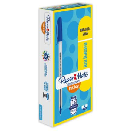 PAPERMATTE - BOLIGRAFO PAPERMATE KILOMETRICO AZUL 1.0MM C/12