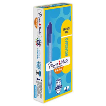 PAPERMATTE - BOLIGRAFO KILOMETRICO RETRACTIL AZUL 1.0 C/12