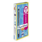 PAPERMATTE - Bolígrafo Papermate Gel Kilometrico Retráctil 0.7mm Color Negro C/6 Pzas