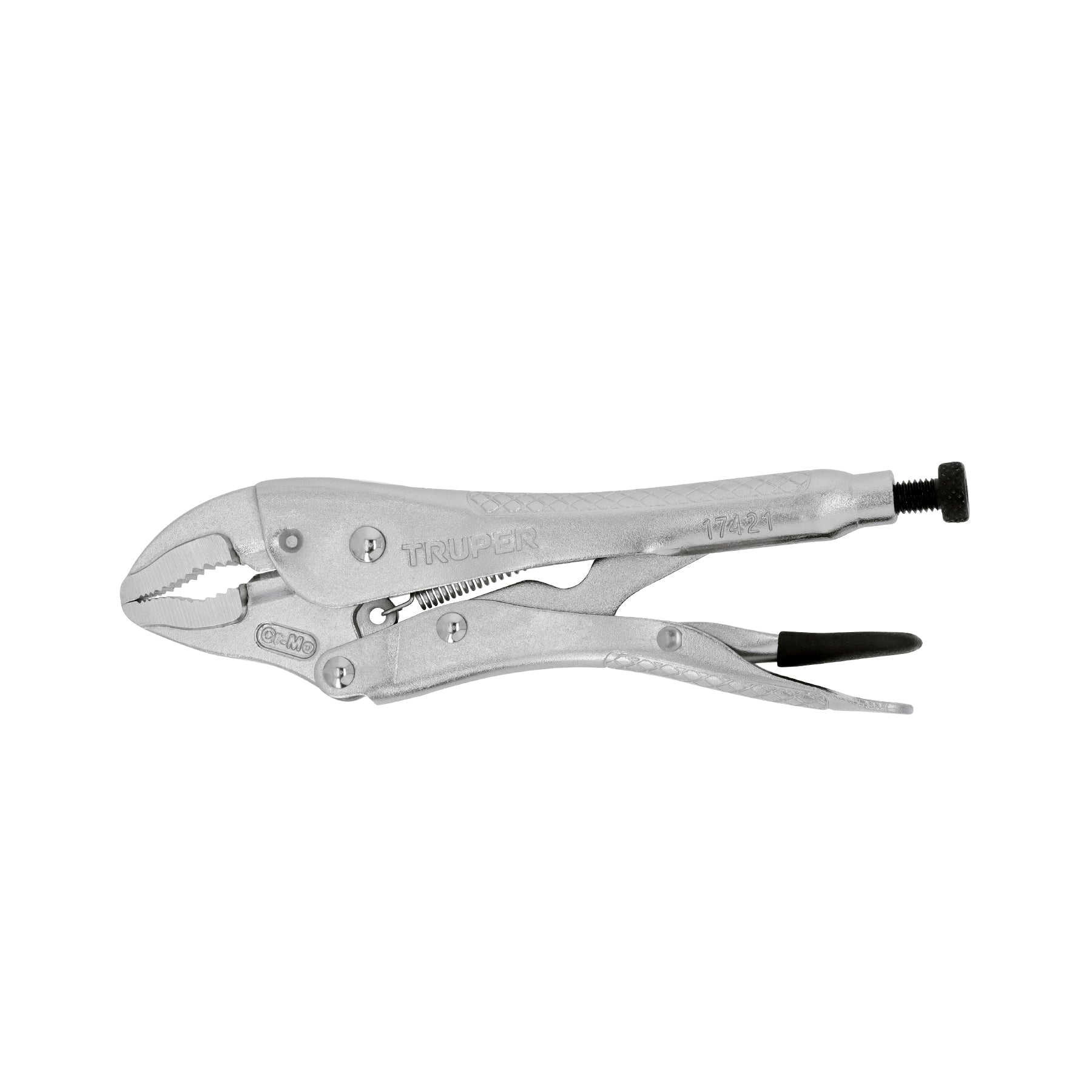 Pinza de presion 7' mordaza curva, Truper