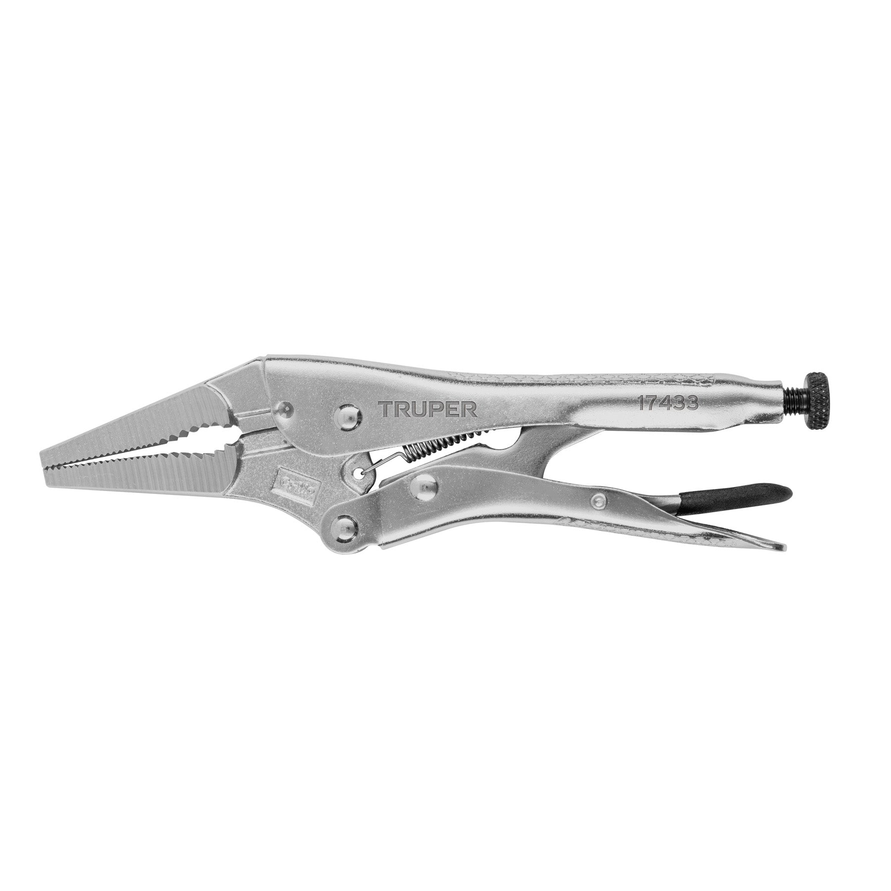 Pinza de presion 9', punta larga, Truper