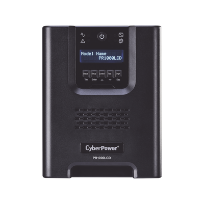 CYBERPOWER - UPS de 1000 VA/1000 W, Topología Línea Interactiva, Entrada 120 Vca NEMA 5-15P, Onda Senoidal Pura, Tipo Torre, Con 8 Tomas NEMA 5-15R