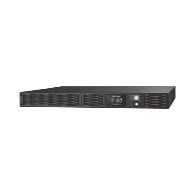 CYBERPOWER - UPS de 1000 VA/800 W, Topología Línea Interactiva, Entrada 120 Vca NEMA 5-15P, Onda Senoidal Pura, Torre o Rack 1 UR, Con 7 Tomas NEMA 5-15R