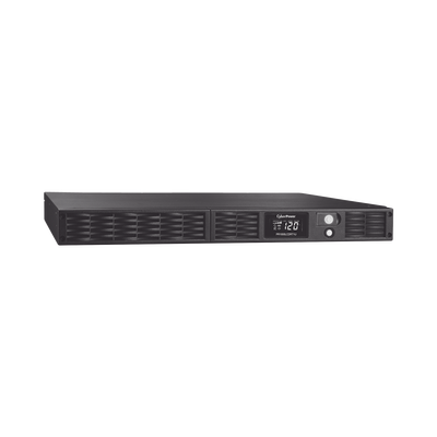 CYBERPOWER - UPS de 1000 VA/800 W, Topología Línea Interactiva, Entrada 120 Vca NEMA 5-15P, Onda Senoidal Pura, Torre o Rack 1 UR, Con 7 Tomas NEMA 5-15R