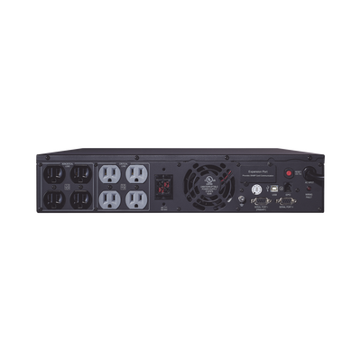 CYBERPOWER - UPS de 1000 VA/900 W Topología Línea Interactiva, Entrada 120 Vca NEMA 5-15P, Onda Senoidal Pura, Torre o Rack 2 UR, Con 8 Tomas NEMA 5-15R