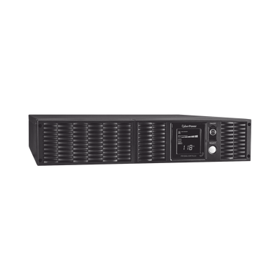 CYBERPOWER - UPS de 1000 VA/900 W Topología Línea Interactiva, Entrada 120 Vca NEMA 5-15P, Onda Senoidal Pura, Torre o Rack 2 UR, Con 8 Tomas NEMA 5-15R
