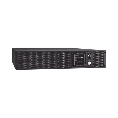 CYBERPOWER - UPS de 1000 VA/900 W Topología Línea Interactiva, Entrada 120 Vca NEMA 5-15P, Onda Senoidal Pura, Torre o Rack 2 UR, Con 8 Tomas NEMA 5-15R