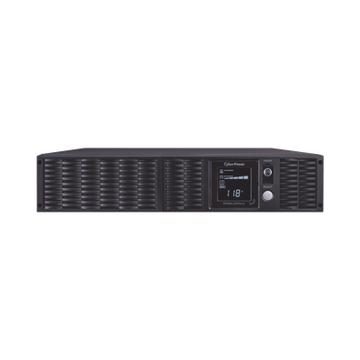 CYBERPOWER - UPS de 1000 VA/900 W Topología Línea Interactiva, Entrada 120 Vca NEMA 5-15P, Onda Senoidal Pura, Torre o Rack 2 UR, Con 8 Tomas NEMA 5-15R