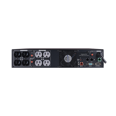 CYBERPOWER - UPS de 1000 VA /1000 W, Topología Línea Interactiva, Entrada 120 Vca NEMA 5-15P, Onda Senoidal Pura, Torre o Rack 2 UR, Con 8 Tomas NEMA 5-15R