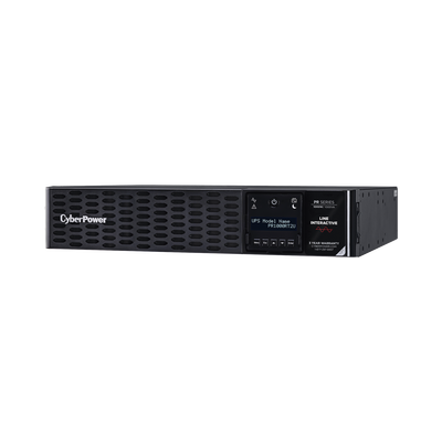 CYBERPOWER - UPS de 1000 VA /1000 W, Topología Línea Interactiva, Entrada 120 Vca NEMA 5-15P, Onda Senoidal Pura, Torre o Rack 2 UR, Con 8 Tomas NEMA 5-15R