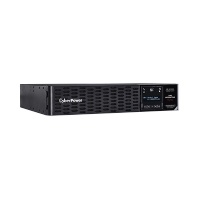 CYBERPOWER - UPS de 1000 VA/1000 W, Topología Línea Interactiva, Entrada 120 Vca NEMA 5-15P, Onda Senoidal Pura, Torre o Rack 2 UR, Con 8 Tomas NEMA 5-15R