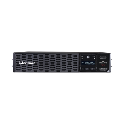 CYBERPOWER - UPS de 1000 VA/1000 W, Topología Línea Interactiva, Entrada 120 Vca NEMA 5-15P, Onda Senoidal Pura, Torre o Rack 2 UR, Con 8 Tomas NEMA 5-15R