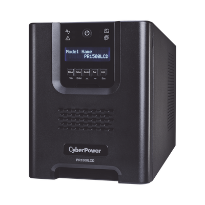 CYBERPOWER - UPS de 1500 VA/1500 W, Topología Línea Interactiva, Entrada 120 Vca NEMA 5-15P, Onda Senoidal Pura, Mini Torre, Con 8 Tomas NEMA 5-15R