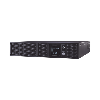 CYBERPOWER - UPS de 1500 VA/1350 W, Topología Línea Interactiva, Entrada 120 Vca NEMA 5-15P, Onda Senoidal Pura, Torre o Rack 2 UR, Con 8 Tomas NEMA 5-15R