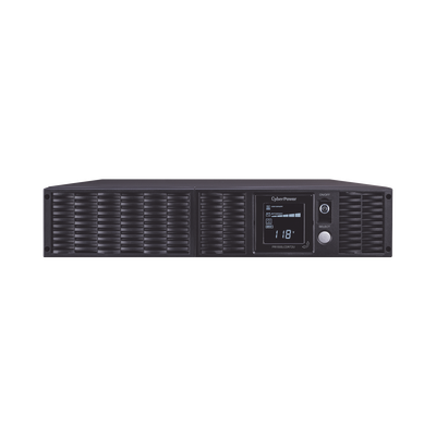 CYBERPOWER - UPS de 1500 VA/1350 W, Topología Línea Interactiva, Entrada 120 Vca NEMA 5-15P, Onda Senoidal Pura, Torre o Rack 2 UR, Con 8 Tomas NEMA 5-15R