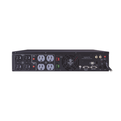 CYBERPOWER - UPS de 1500 VA/1500 W, Topología Línea Interactiva, Entrada 120 Vca NEMA 5-15P, Onda Senoidal Pura, Torre o Rack 2 UR, Con 8 Tomas NEMA 5-15R
