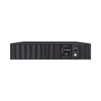 CYBERPOWER - UPS de 1500 VA/1500 W, Topología Línea Interactiva, Entrada 120 Vca NEMA 5-15P, Onda Senoidal Pura, Torre o Rack 2 UR, Con 8 Tomas NEMA 5-15R