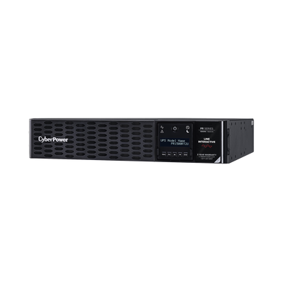 CYBERPOWER - UPS de 1500 VA/1500 W, Topología Línea Interactiva, Entrada 120 Vca NEMA 5-15P, Onda Senoidal Pura, Torre o Rack 2 UR, Con 8 Tomas NEMA 5-15R