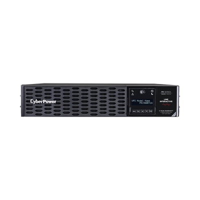 CYBERPOWER - UPS de 1500 VA/1500 W, Topología Línea Interactiva, Entrada 120 Vca NEMA 5-15P, Onda Senoidal Pura, Torre o Rack 2 UR, Con 8 Tomas NEMA 5-15R