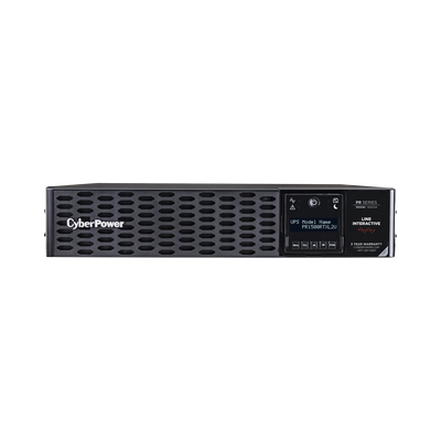 CYBERPOWER - UPS de 1500 VA/1500 W, Topología Línea Interactiva, Entrada 120 Vca NEMA 5-15P, Onda Senoidal Pura, Torre o Rack 2 UR, Con 8 Tomas NEMA 5-15R