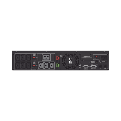 CYBERPOWER - UPS de 2200 VA/2200 W, Topología Línea Interactiva, Entrada 220 Vca Tipo C20, Onda Senoidal Pura, Torre o Rack de 2 UR, Con 6 Tomas C13 y 2 C19 de 220 Vca