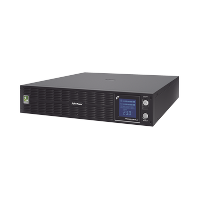 CYBERPOWER - UPS de 2200 VA/2200 W, Topología Línea Interactiva, Entrada 220 Vca Tipo C20, Onda Senoidal Pura, Torre o Rack de 2 UR, Con 6 Tomas C13 y 2 C19 de 220 Vca