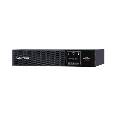 CYBERPOWER - UPS de 2200 VA/2200 W, Topología Línea Interactiva, Entrada 220 Vca Tipo C20, Onda Senoidal Pura, Torre o Rack de 2 UR, Con 6 Tomas C13 y 2 C19 de 220 Vca