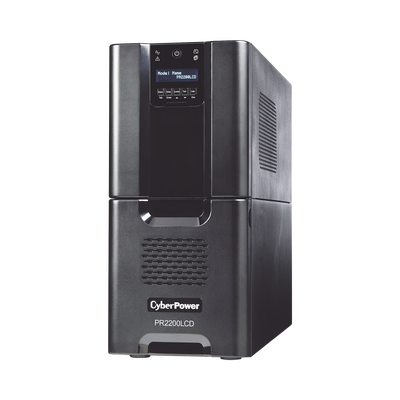 CYBERPOWER - UPS de 2200 VA/1980 W, Topología Línea Interactiva, Entrada 120 Vca NEMA L5-30P, Onda Senoidal Pura, Tipo Torre, Con 8 Tomas NEMA 5-15R y 2 NEMA 5-20R