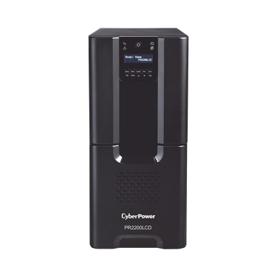 CYBERPOWER - UPS de 2200 VA/1980 W, Topología Línea Interactiva, Entrada 120 Vca NEMA L5-30P, Onda Senoidal Pura, Tipo Torre, Con 8 Tomas NEMA 5-15R y 2 NEMA 5-20R