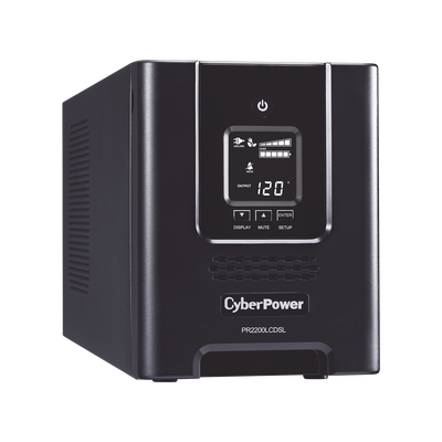 CYBERPOWER - UPS de 2070 VA/1980 W, Topología Línea Interactiva, Entrada 120 Vca NEMA 5-20P, Onda Senoidal Pura, Tipo Mini Torre, Con 7 Tomas NEMA 5-20R y 1 NEMA L5-20R