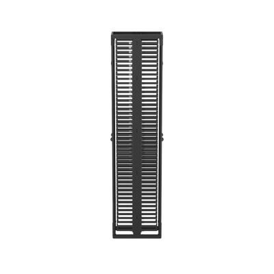 PANDUIT - Organizador Vertical PatchRunner™, Doble (Frontal y Posterior), Para Rack Abierto de 45 Unidades, 10in de Ancho, Color Negro