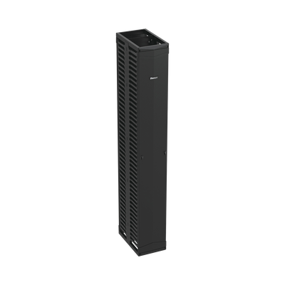 PANDUIT - Organizador Vertical PatchRunner™, Doble (Frontal y Posterior), Para Rack Abierto de 45 Unidades, 12in de Ancho, Color Negro