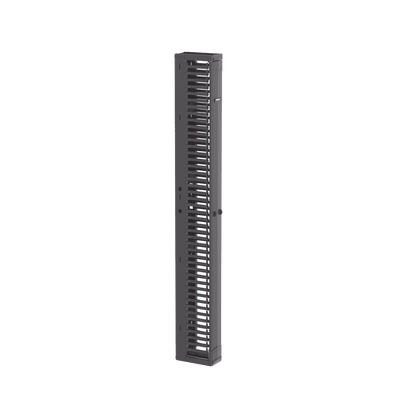 PANDUIT - Organizador Vertical PatchRunner™, Sencillo (Solo Frontal), Para Rack Abierto de 45 Unidades, 6 in de Ancho, Color Negro