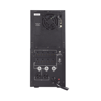 CYBERPOWER - UPS de 3000 VA/2700 W, Topología Línea Interactiva, Entrada 120 Vca NEMA L5-30P, Onda Senoidal Pura, Tipo Torre, Con 8 Tomas NEMA 5-15R y 2 NEMA 5-20R