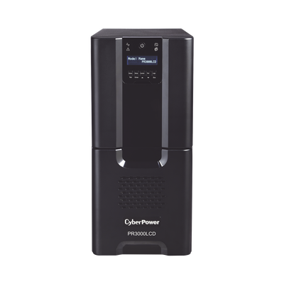 CYBERPOWER - UPS de 3000 VA/2700 W, Topología Línea Interactiva, Entrada 120 Vca NEMA L5-30P, Onda Senoidal Pura, Tipo Torre, Con 8 Tomas NEMA 5-15R y 2 NEMA 5-20R