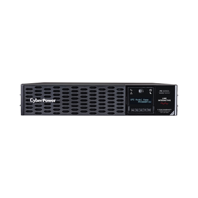 CYBERPOWER - UPS de 3000 VA/3000 W, Topología Línea Interactiva, Entrada 120 Vca NEMA L5-30P, Onda Senoidal Pura, Torre o Rack 2 UR, Con 8 Tomas NEMA 5-20R y 1 NEMA L5-30R