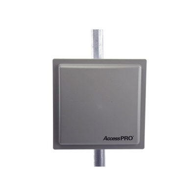 ACCESSPRO - Lector RFID de Largo Alcance para Control de Acceso Vehicular / Distancia Regulable 3 - 12 m Lineales de Cobertura / UHF 902-928MHz