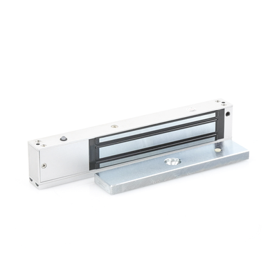 ACCESSPRO - Chapa magnética de 600 lbs con sensor de bloqueo de placa y LED