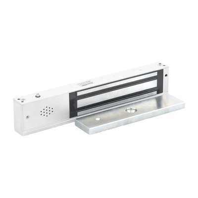ACCESSPRO - Chapa Magnetica de 800lbs, Con BUZZER, Incluye Temporizador, LED, Sensor de Estado