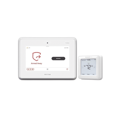 HONEYWELL HOME RESIDEO - Kit de Panel de Alarma con Pantalla Touch con Termostato T6 Pro Z-Wave
