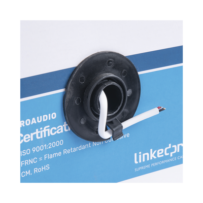 LINKEDPRO BY EPCOM - Cable para Audio Profesional de 2 Conductores Calibre 18 para Aplicaciones de Audio y Automatización Bobina de 152 Metros (500 Pies)