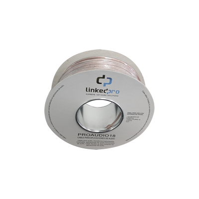 EPCOM - Cable 18/2 para audio, perfecto para bocinas y micrófonos, bobina de 152M(500ft)